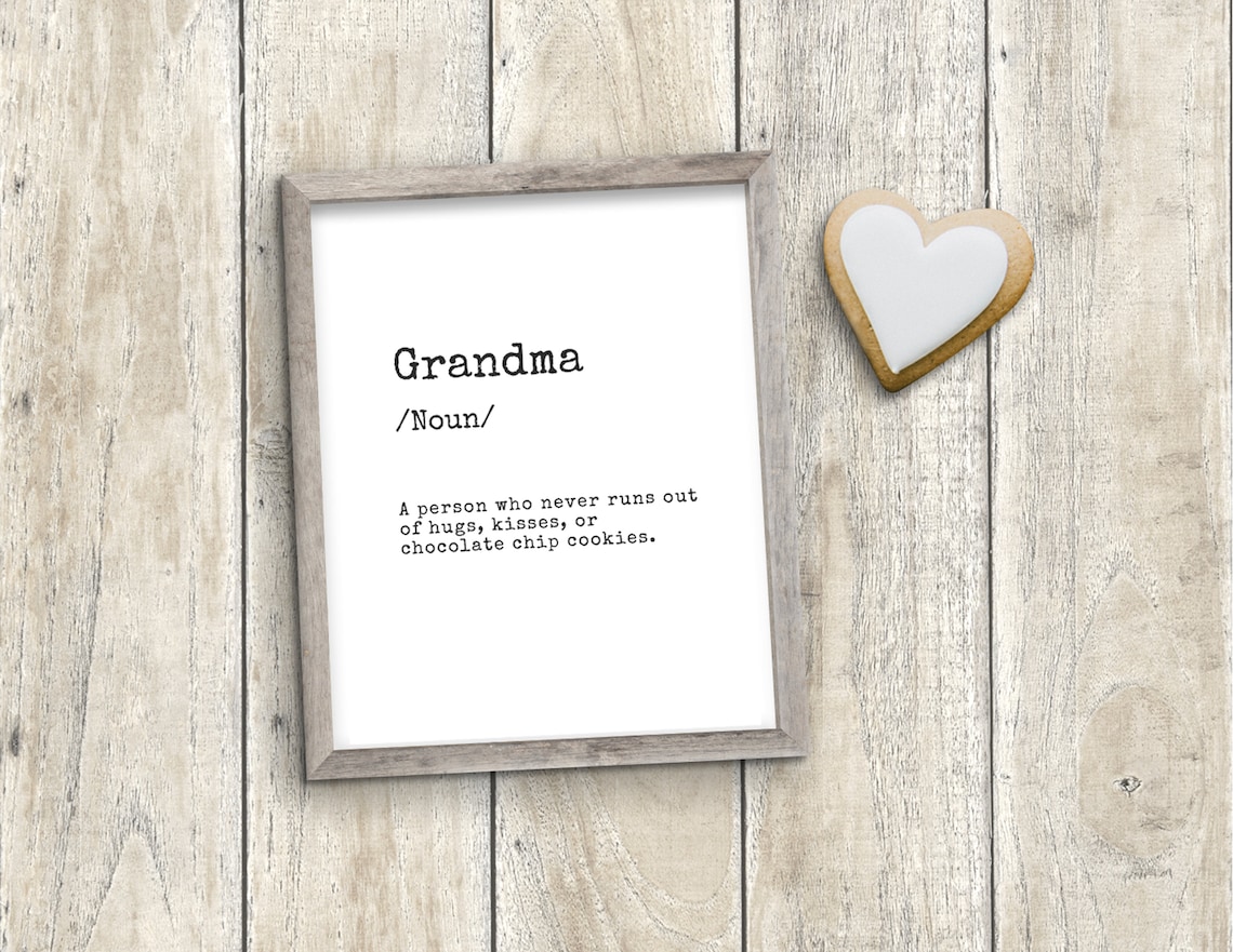 Printable Grandma Wall Art Quote Digital Download - Etsy