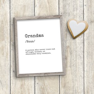 Printable Grandma Wall Art Quote Digital Download - Etsy