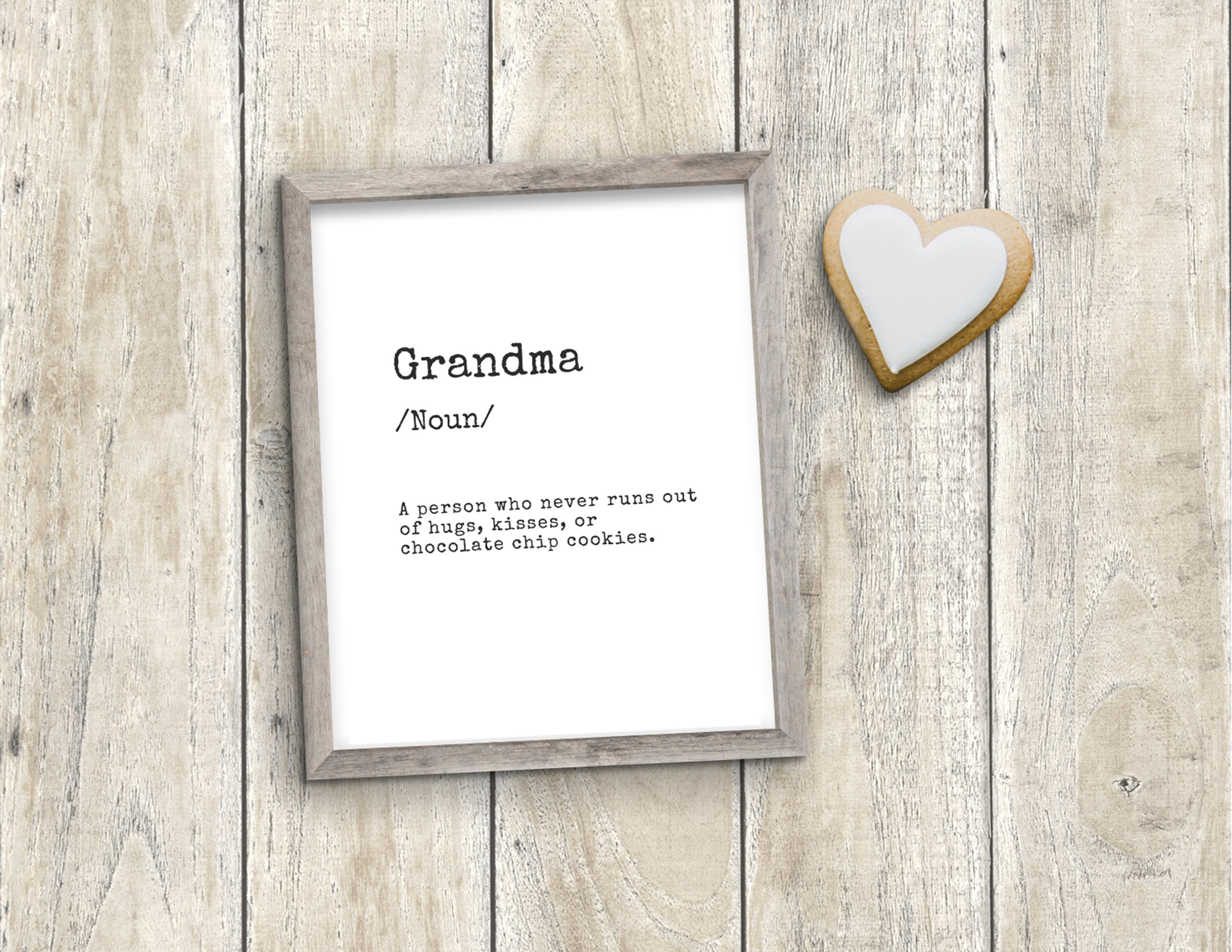 Printable Grandma Wall Art Quote Digital Download Etsy