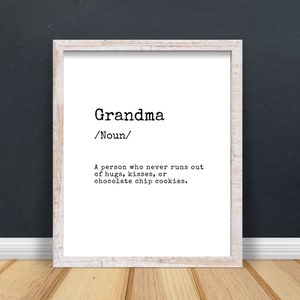 Printable Grandma Wall Art Quote Digital Download - Etsy