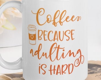 Coffee Lover Mug, 15oz - Give Me All the Coffee - Coffee Lover, Coffee Mug, Teen Mug, Adulting Mug, Coffee Lover Mugs, Coffee Gift