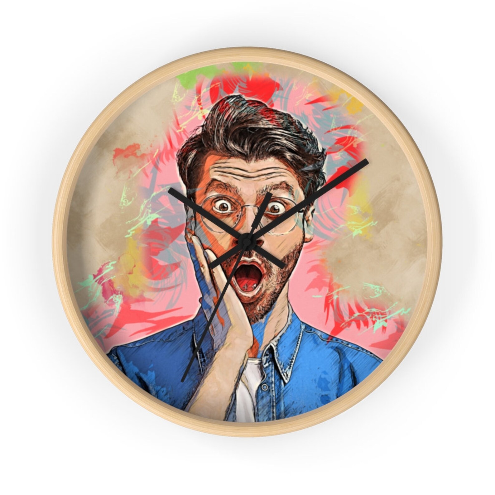 Personalized Wall Clock with Your Photo Etsy