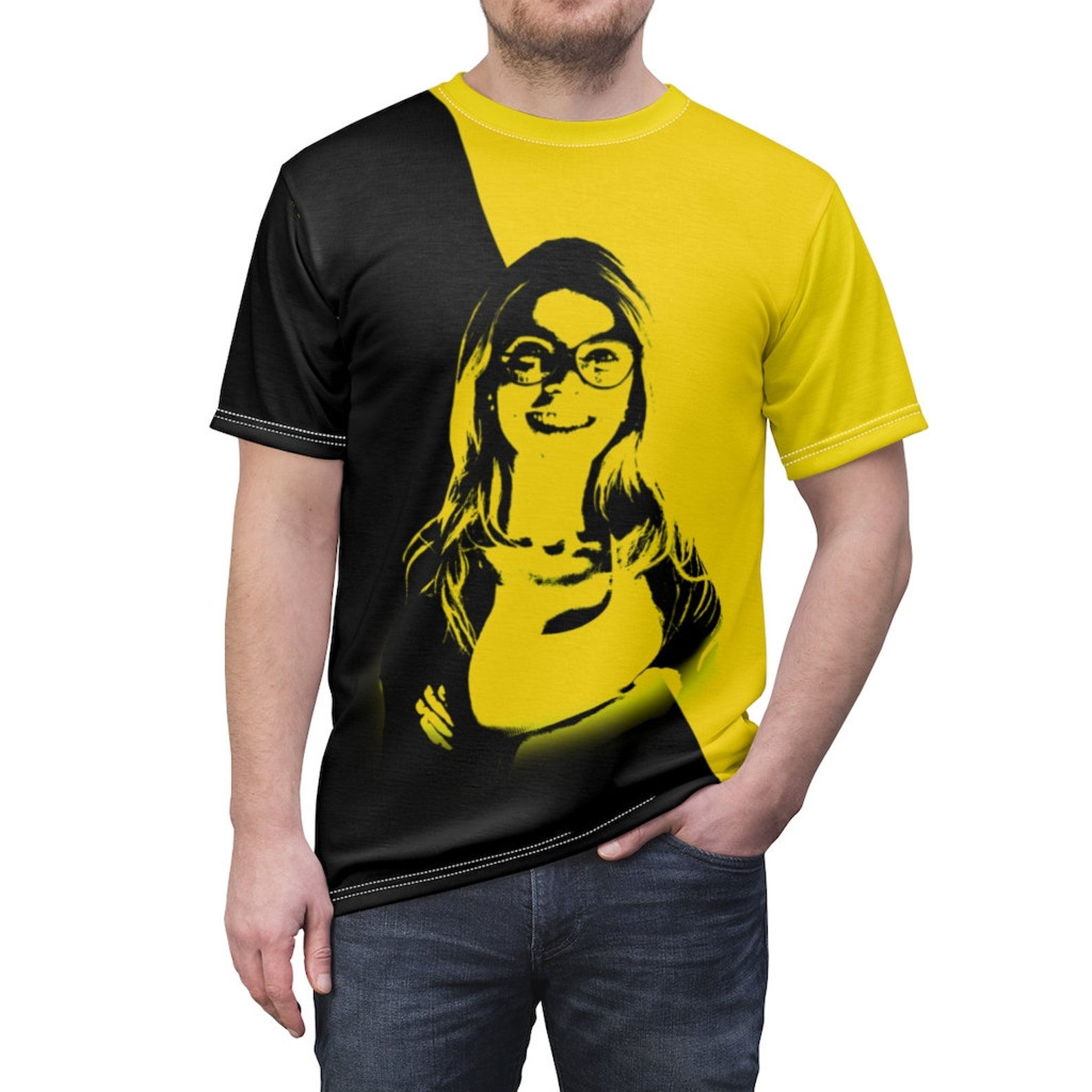 Custom Photo TShirt HighQuality Unisex Shirt Graphic Etsy