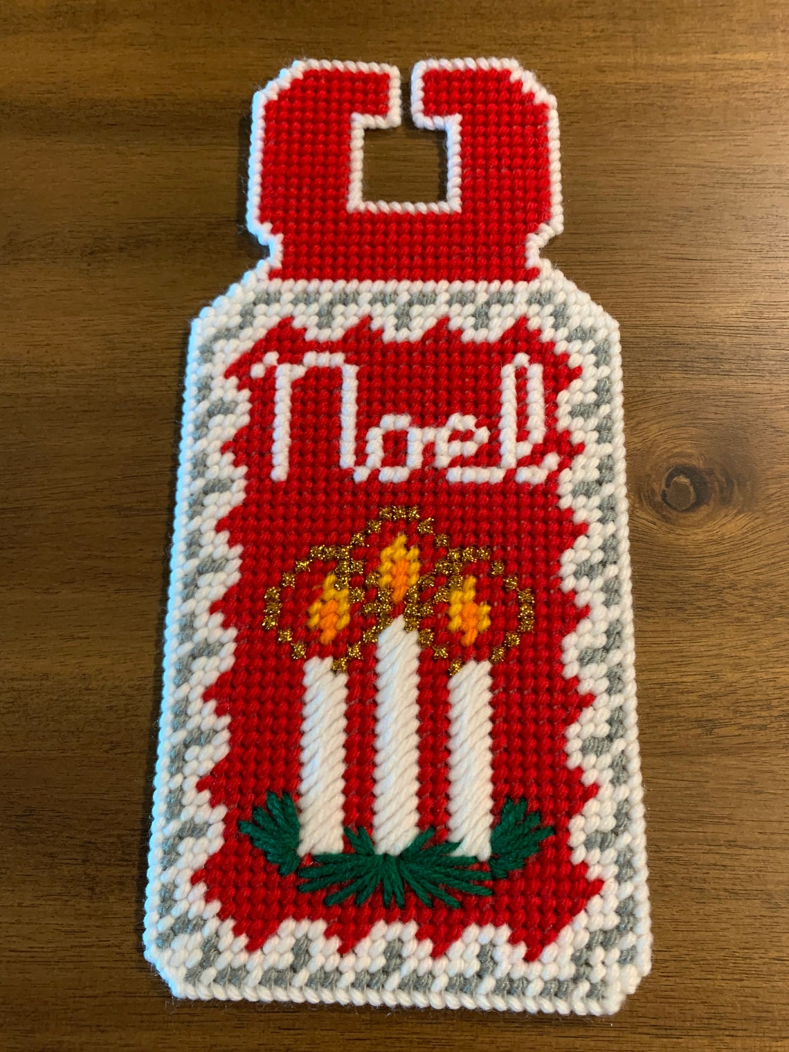 Noel Christmas Door Knob Hanger Etsy