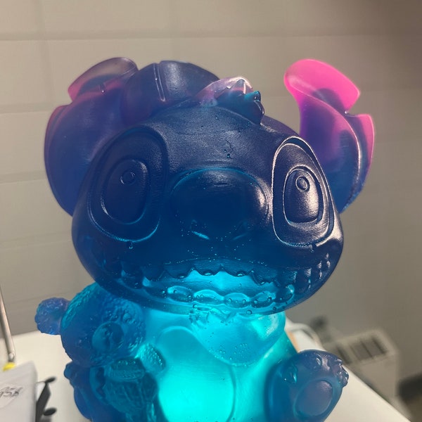 Led dessin animé Figurine Stich veilleuse pour enfants USB décorations de chambre cadeau / enfant / elle / pour lui