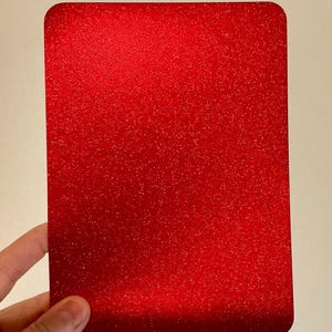 Handmade Glitter Kindle Insert: Superthick Cardstock