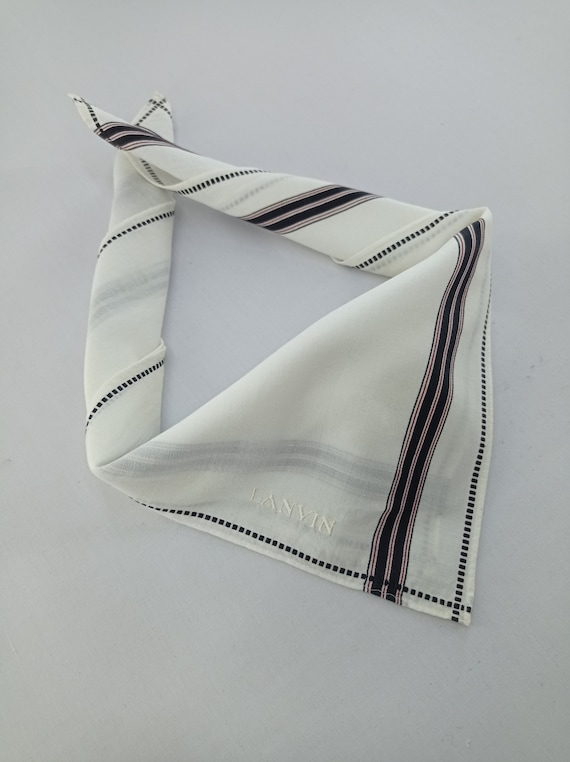 Lanvin Handkerchief Neckerchief Bandana Headband P