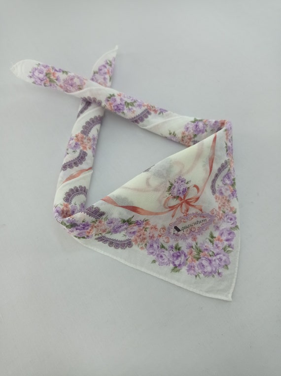 Aquascutum Handkerchief Neckerchief Bandana Headba