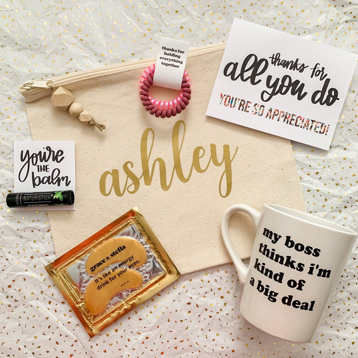 Appreciation Gift Box Thank You Employee Appreciation Gift Etsy