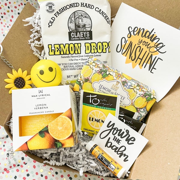 Sending you Sunshine, Lemon Themed Gift Box