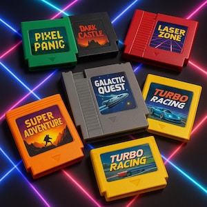 Replacement Game Cartridge Sticker Decal Label Gameboy Advance GBA Gameboy Color Gameboy N64 SNES NES Atari Sega Lynx Jaguar