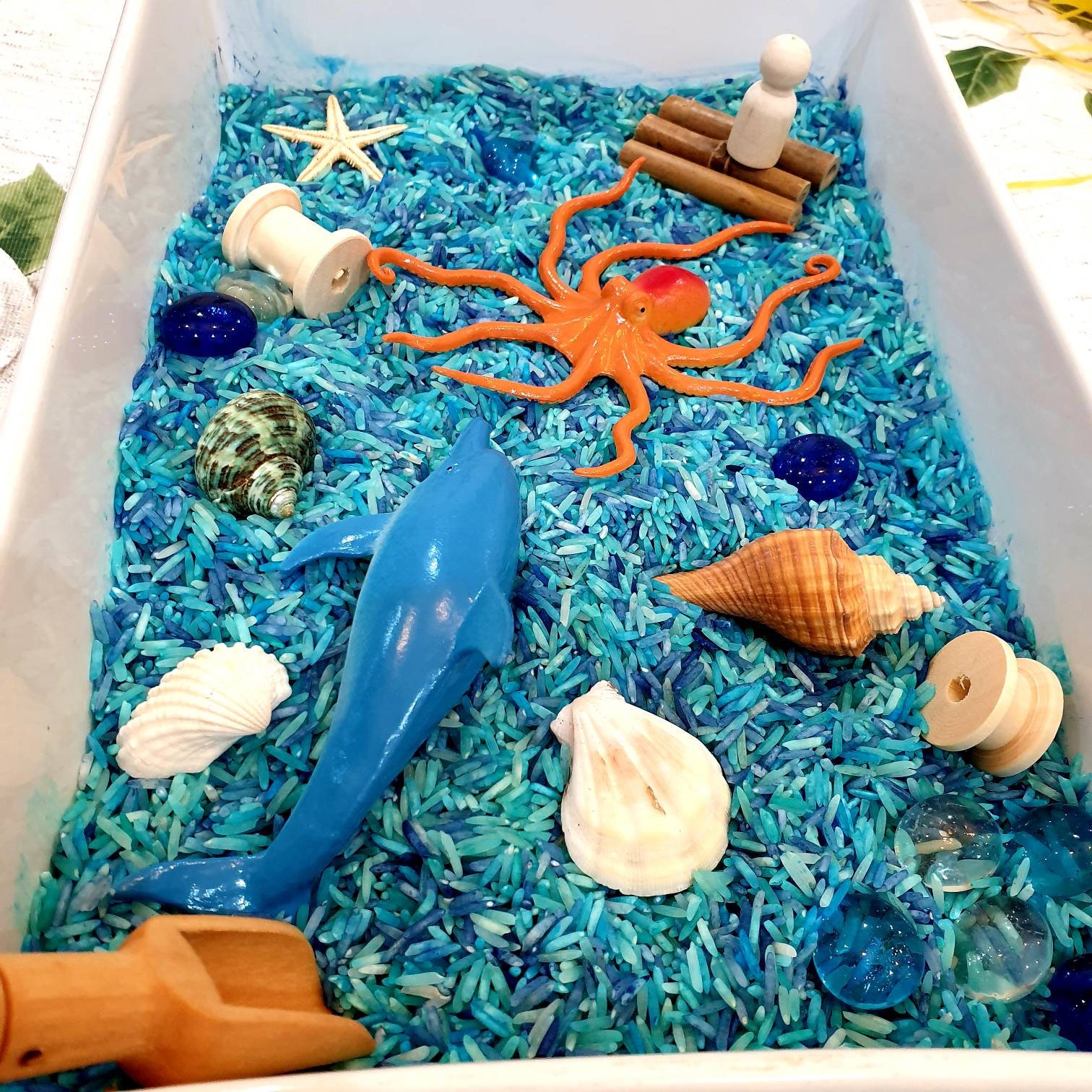 ocean themed toy box