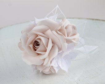 Flower greeting from paper flowers, Mother's Day gift, bridesmaid bouquet, decoration