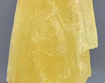 Yellow Aragonite Crystal Specimen, Afghanistan