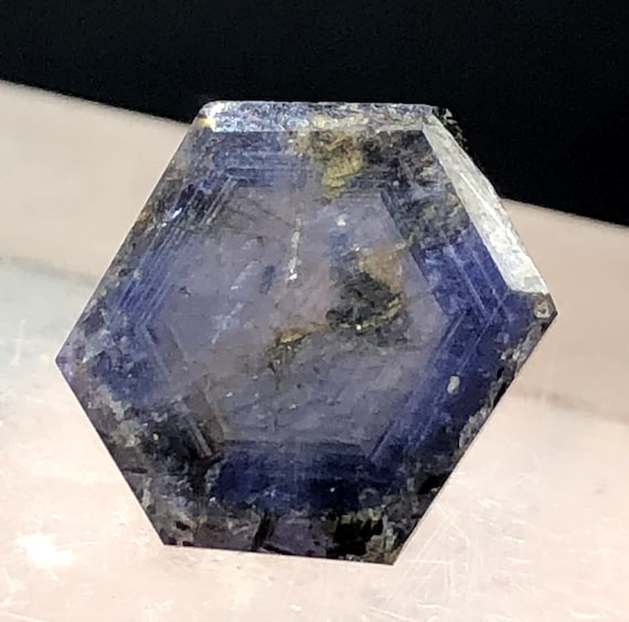 CT Beautiful Blue Corundum Sapphire Tripiche Afghanistan
