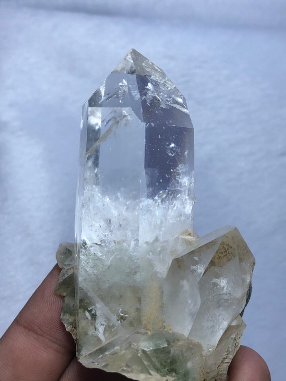 天然透明水晶クラスター、104グラムの水晶標本 - Etsy 日本