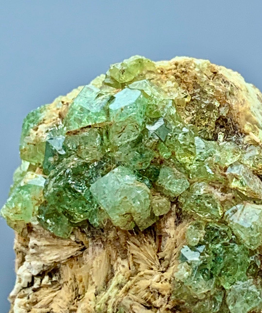 Natural Demantoid Garnet Specimen: Authentic Green Gemstone Crystal - Etsy