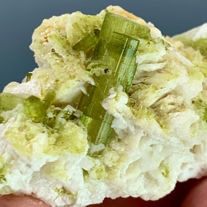 Tourmaline Crystal on Feldspar - Rare Mineral Specimen for Collectors