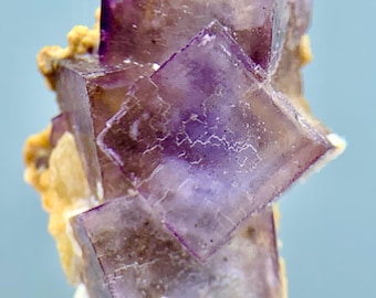 Raw Fluorite Specimen | Rough Natural Crystal Rock | Unique Geology Mineral for Protection