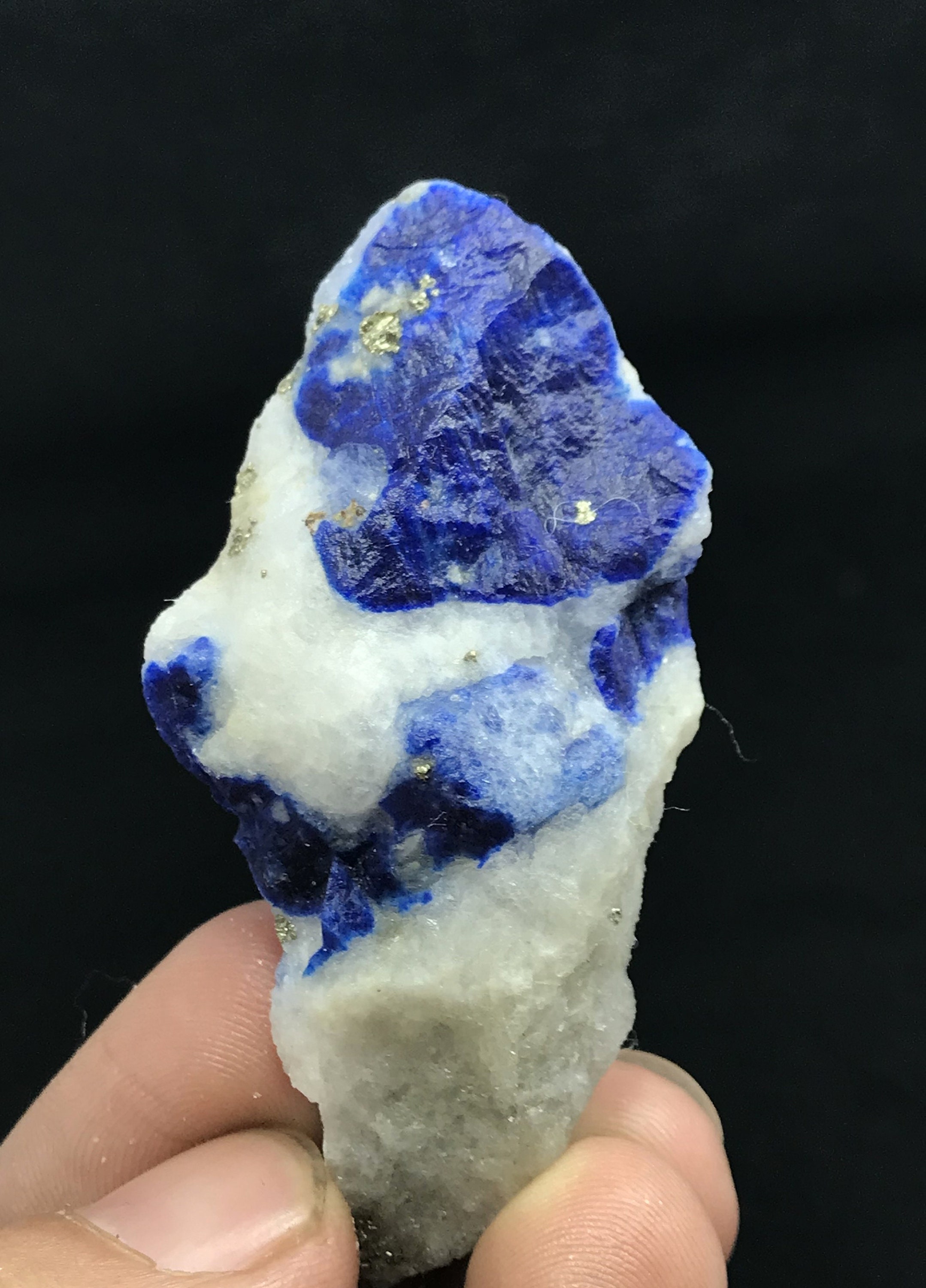 35.00 GM Terminated Deep Blue Lazurite Specimen Pakistan Etsy