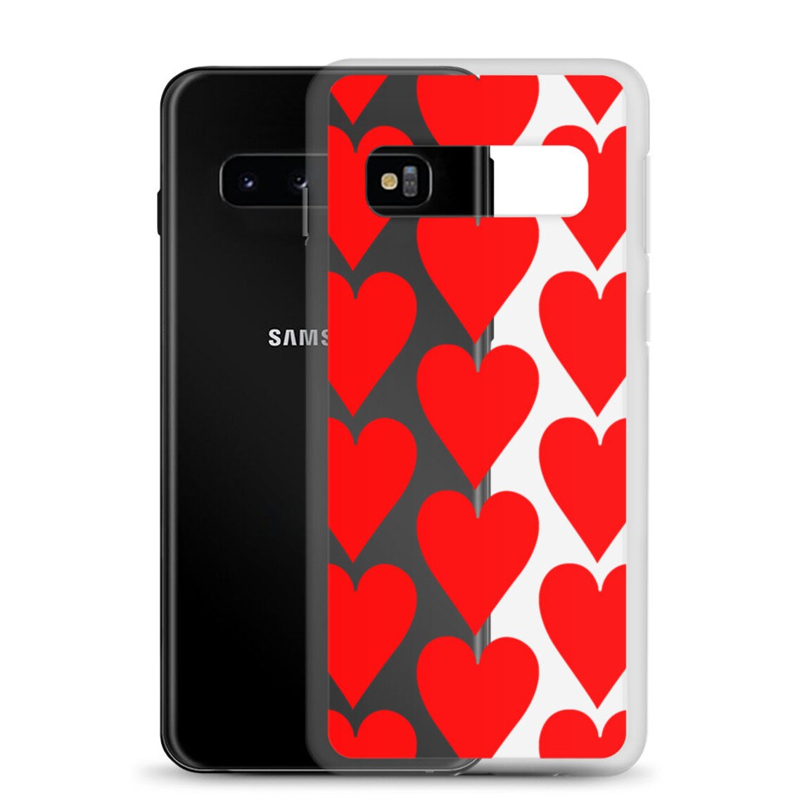 HEARTS Samsung Case Android Phone Case Plauying Cards Theme Etsy
