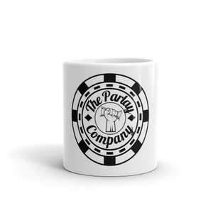 Caneca de café com fichas de pôquer, The Parlay Co, acessórios temáticos de cassino, cartas de jogar inspiradas