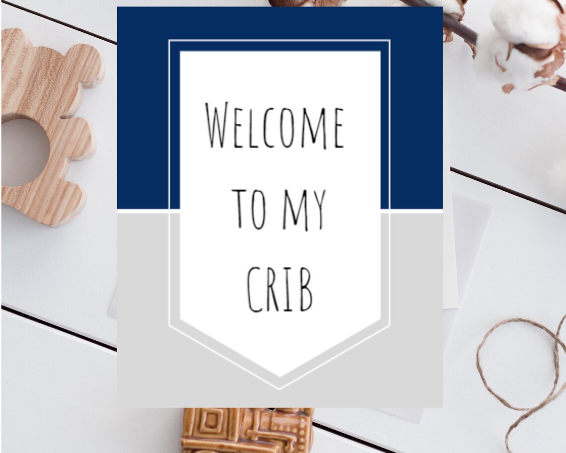 to My Crib Nursery Print Digital Download/ PRINTABLE/ Etsy