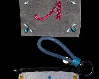 Diamond Art Letter Coin Purse