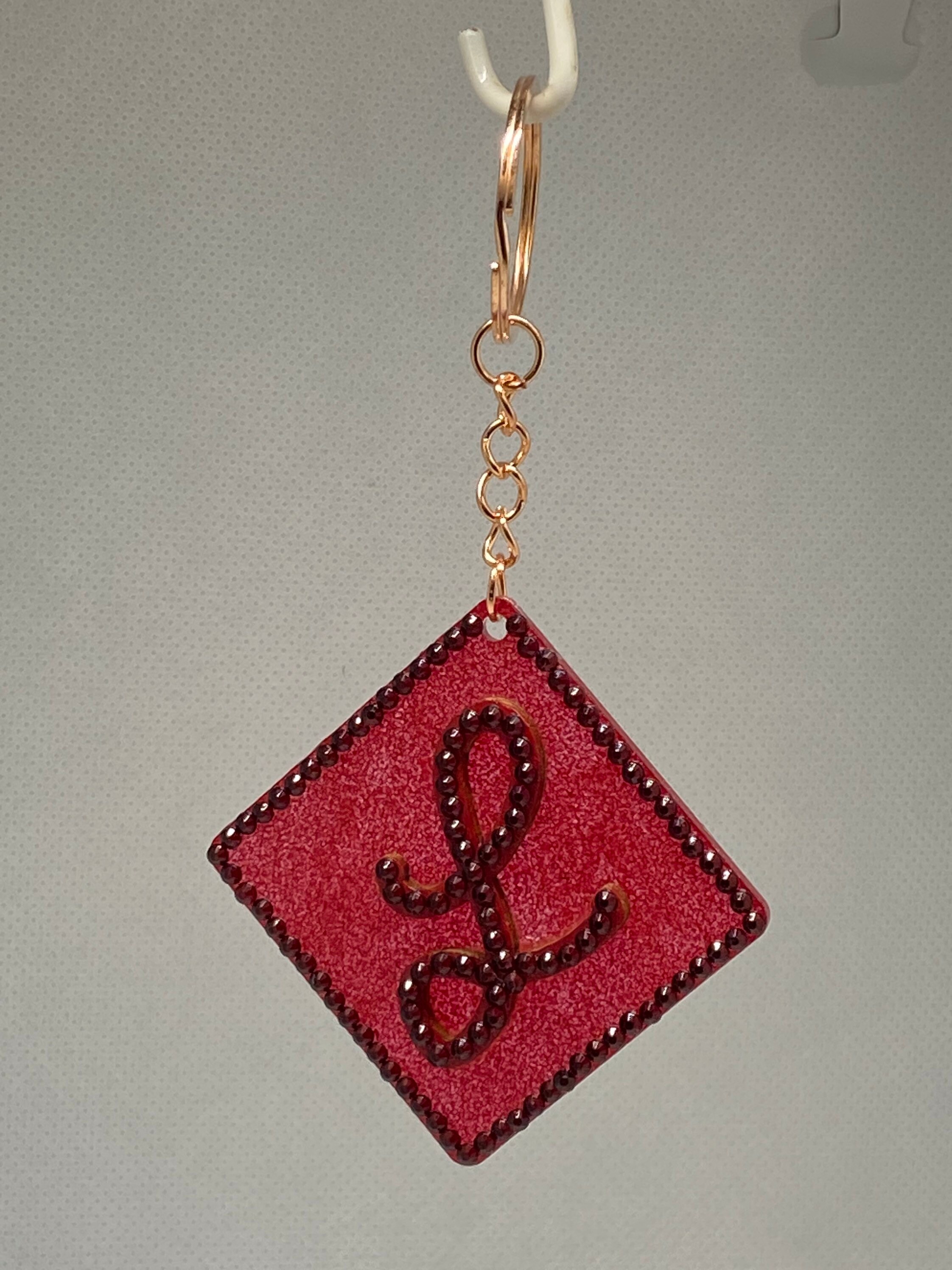 Stitch Diamond Art Keychain 