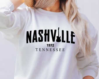 Nashville Sweatshirt, Tennessee Hoodie, Nashville City Shirts, Country Music Shirt