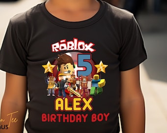 Robot Birthday T-Shirt, Custom Birthday Boy Shirt, Birthday Boy Shirt, Birthday Girl Shirt