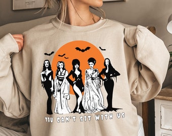 You Cant Sit With Us Sweatshirt, Halloween Crewneck, Witches Sweatshirt, Ghoul Gang Hoodie