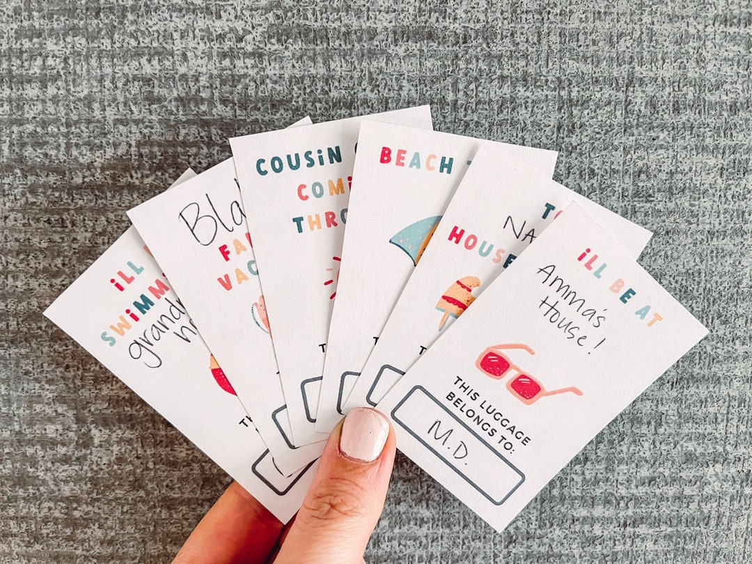 Personalized Luggage Tags Kids Luggage Tags Cousin Crew Travel Luggage