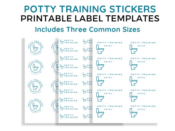 Potty Training Sticker for Kid Church Admin Children Check in Label Toilet Training Tag for Sunday School Bathroom Policy for Classroom Use