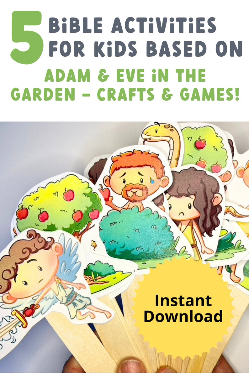 Adam and Eve Activities for Preschoolers Garden of Eden Crafts for Kids