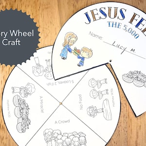 Jesus Craft Sunday School Loaves and Fishes