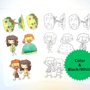 Bible Story Activity Preschool Adam and Eve