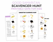Good Samaritan Scavenger Hunt Game Sunday School Homeschool Game for Kid Movement Activity The Good Samaritan Bible Story Christian Lesson