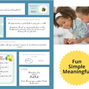 A glimpse into our kids' pen pal tracker for tracking pen pal letters.