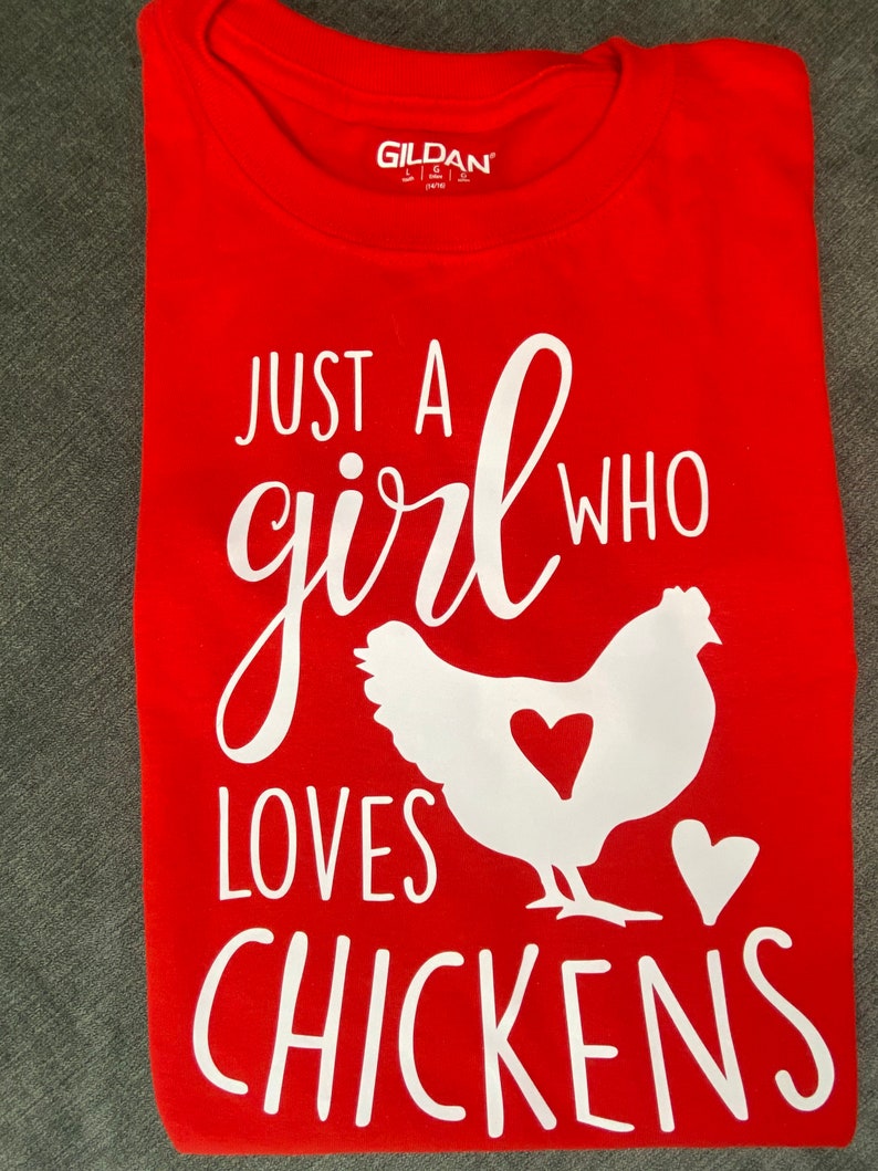 Loves Chickens Teeshirt