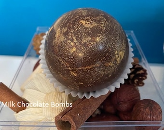 Set of 6 Award Winning Large Hot Chocolate Bombs, Hot Cocoa Bombs, Kids, Corporate Orders, Holidays, Gift Idea, Party Favors, Custom Orders.
