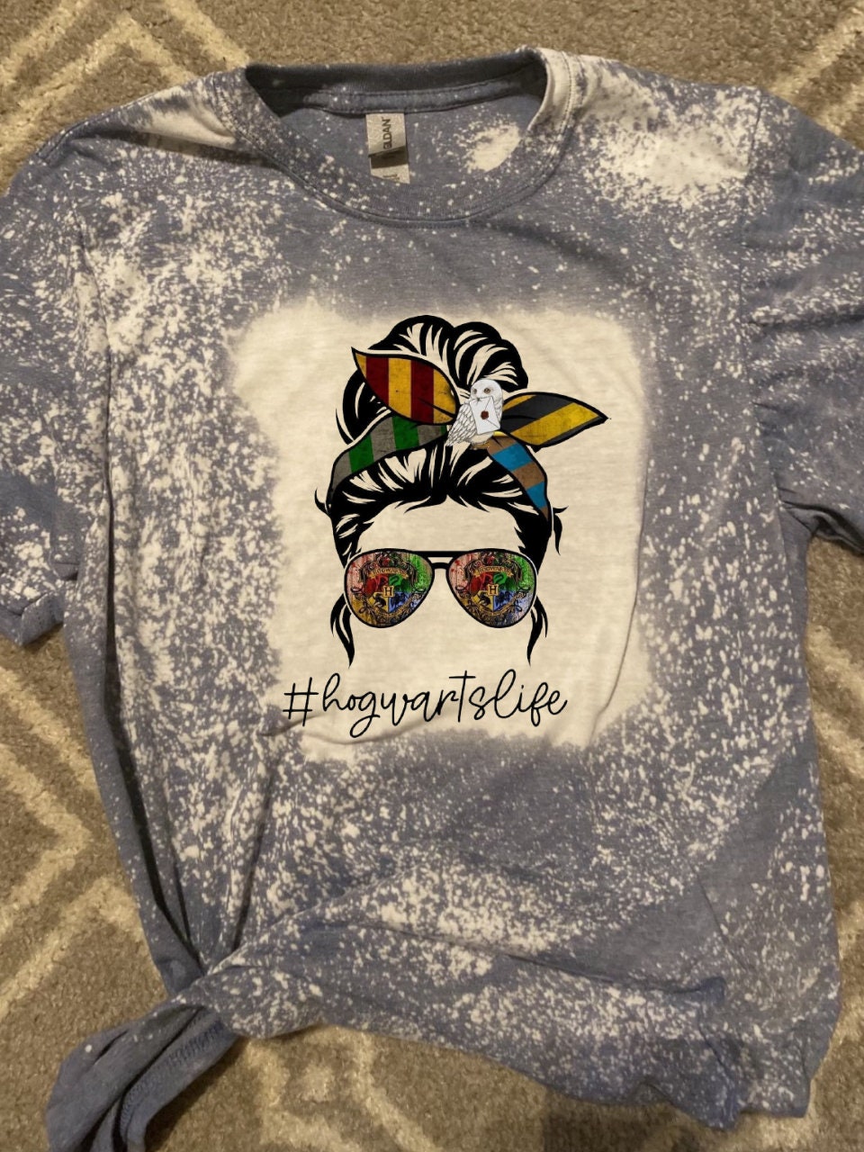 Bleached "Hogwarts Life" shirt