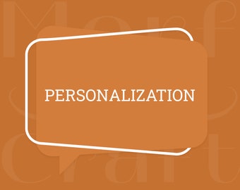 Personalization