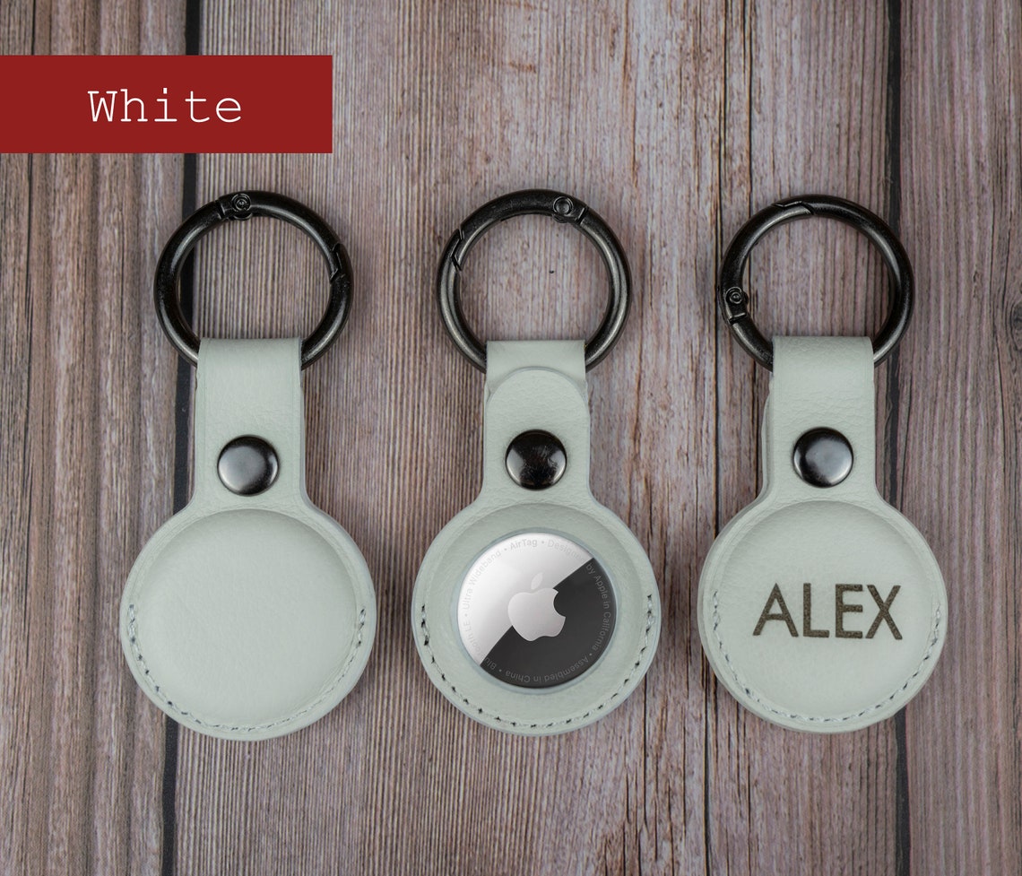 Customized AirTag Holder Personalized AirTag Case Leather Etsy