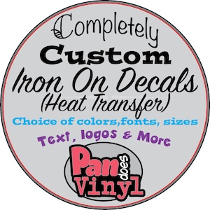 Custom Heat Transfer Iron On Vinyl Decal Any Name Clothing Love Island Style