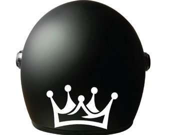 King Crown Decal - For Helmets, Cars windows Decal