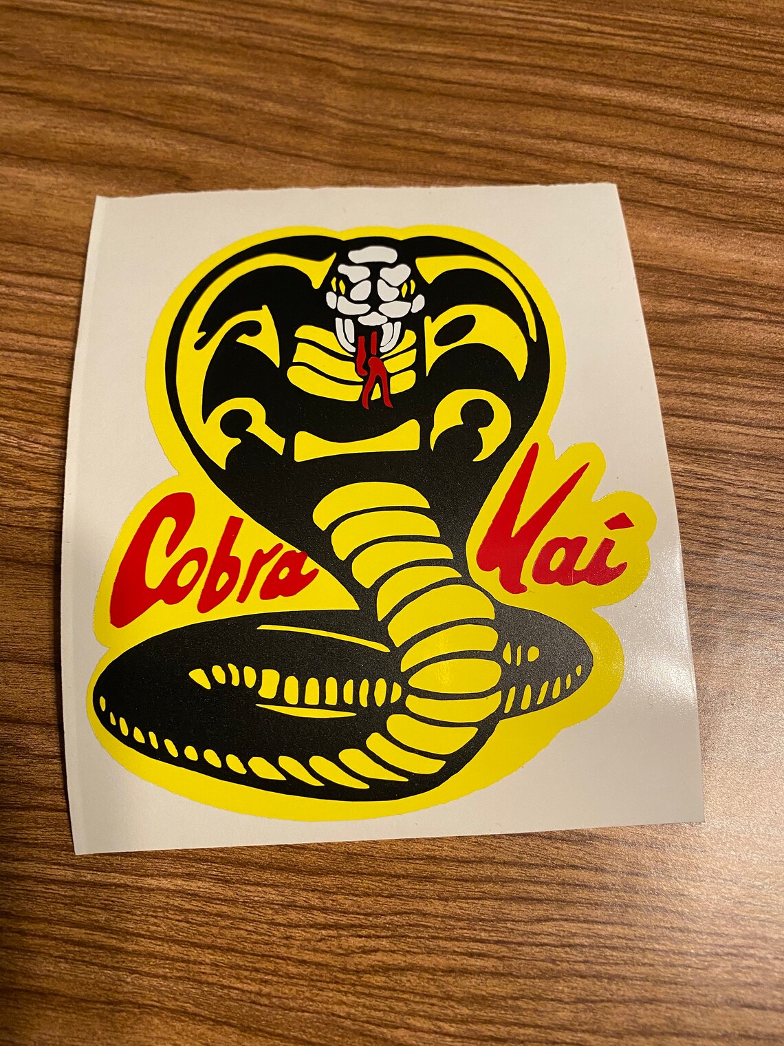 Cobra Kai Vinyl Decal Multiple layers not printed 2 sizes Etsy