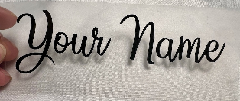 Any Name Iron On Vinyl Decal DIY, clothes, nametags, and more image 10