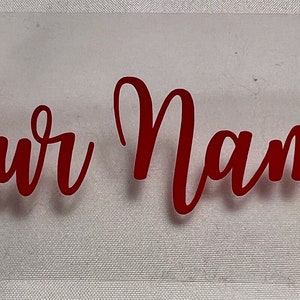 Any Name Iron On Vinyl Decal DIY, clothes, nametags, and more image 9