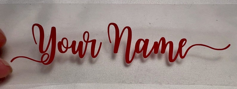 Any Name Iron On Vinyl Decal DIY, clothes, nametags, and more image 9